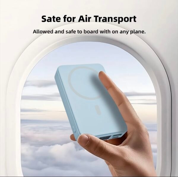 Power Bank Magnetic Portable Wireless FastCharger 10000mAh Type - C Cable LEDDisplay 22.5W PD Fast Charging LightingMag-Safe Battery Pack For IPhone15 14 13 12 Mini Pro Pro Max Devices Digital - Image 9
